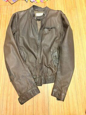Armani Exchange Leather Jacket M